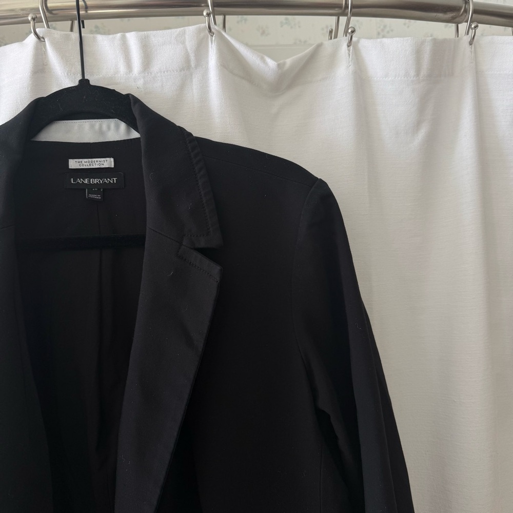 Lane Bryant Black Tailored Blazer